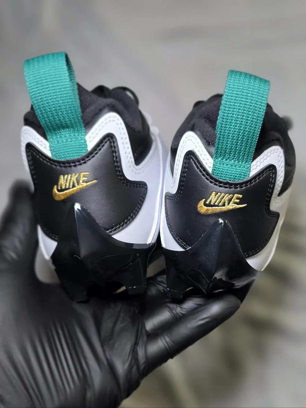 Nike Diamond Turf 93 TD Emerald Deion Sanders Cleats HF5298-102 Men's Size 10.5